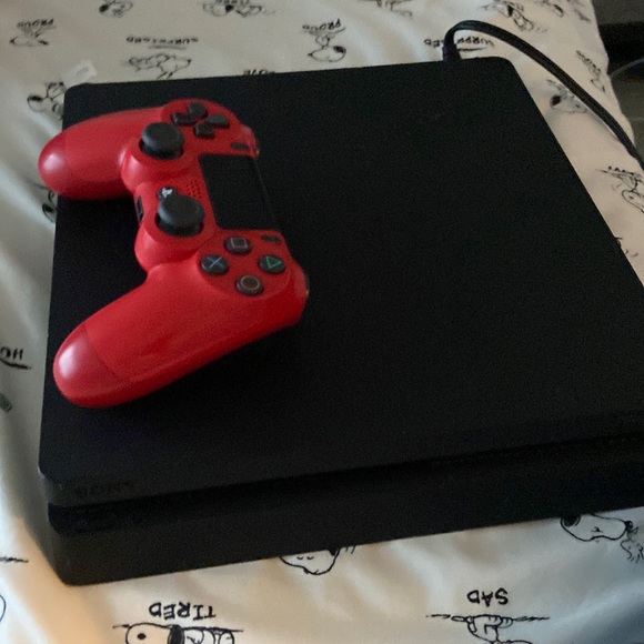 Playstation 4 with controller